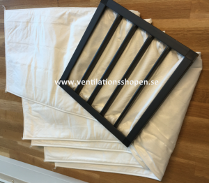 Påsfilter F7 287x287x650