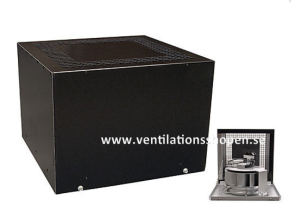 Ljudisolerad takfläkt med AC-motor SVART MXRE25-4