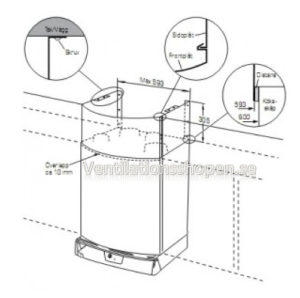 Täcklucka ROSTFRI 1000mm