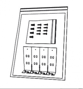 Monteringssats för kökslucka