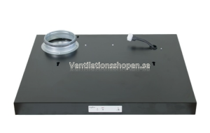 CPTJ Designkåpa 600mm VÄNSTER Svart