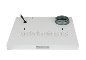 CPTJ Designkåpa 600mm HÖGER Vit