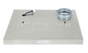 CPTJ Designkåpa 600mm VÄNSTER Rostfritt stål