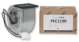 Fläktmotor EC 118W - PEC119R-A
